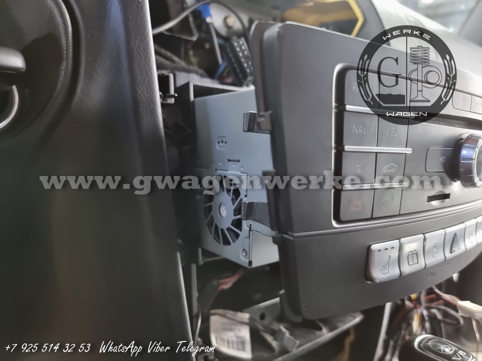 Gwagen 2002 dashboard remaking. Mercedes Comand 5.1 for G-Class W463
